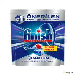 قرص ماشین ظرفشویی فینیش کوانتوم Quantum بسته 72 عددی قرص ماشین ظرفشویی فینیش کوانتوم Quantum بسته 72 عددی