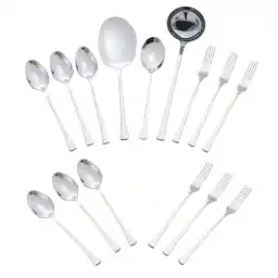 سرویس قاشق و چنگال 15 پارچه جی فی نی مدل 04