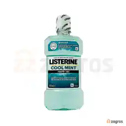 دهان شویه لیسترین مدل Cool Mint با طعم نعنای خنک کننده 500 میل