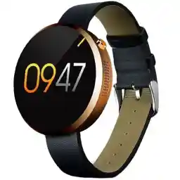 ساعت هوشمند لمفو مدل DM360 با بند چرمی