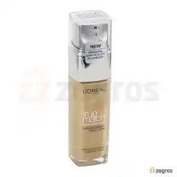 کرم پودر لورآل سری true match شماره 4D/4W NATUREL DORE حجم 30 میل