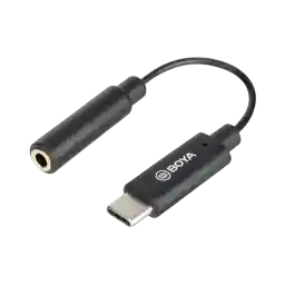 کابل تبدیل میکروفن بویا BOYA BY-K4 3.5mm trs to Type-C Cable