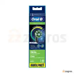 سری یدک مسواک برقی اورال بی مدل CROSS ACTION BLACK بسته 4 عددی (Clean Maximiser)