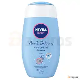 لوسیون مرطوب کننده کودک نیوآ حاوی عصاره آلوئه ورا و گیاه زیرفون 200 میل