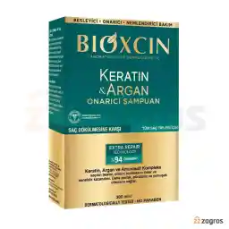 شامپو ترمیم کننده و ضد ریزش مو بیوکسین مناسب انواع مو 300 میل