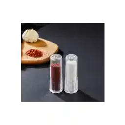 SAVORYHOME 2 تکه نمک پاش میکا فلفلدان ادویه ست ارائه - NOT GLASS