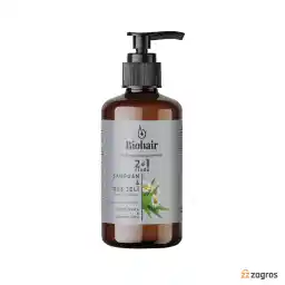 شامپو سر و بدن ضد شوره Biohair حاوی عصاره آلوئه ورا و بابونه 1000 میل