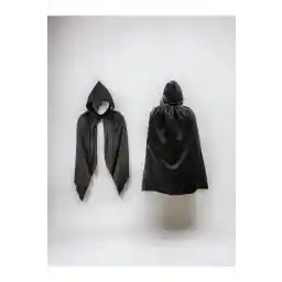 شنل بچه گانه هالووین 90 سانتی متری هپی لند لباس مشکی کلاه دار هالووین