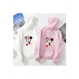 ست مارکایولو 2 عددی سویشرت یونیسکس کلاهدار با چاپ شیرین توت