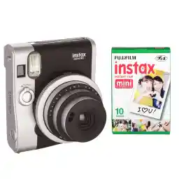 دوربین عکاسی چاپ سریع فوجی فیلم مدل Instax mini 90 Neo Classic همراه با یک بسته فیلم 10 تایی دوربین عکاسی چاپ سریع فوجی فیلم مدل Instax mini 90 Neo Classic همراه با یک بسته فیلم 10 تایی