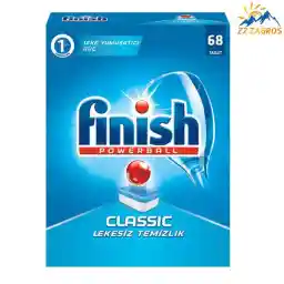 قرص ماشین ظرفشویی فینیش کلاسیک 68 عددی FINISH
