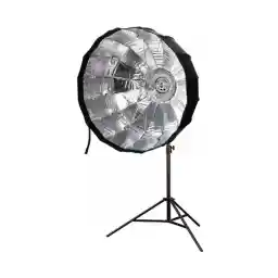 بیوتی دیش پارابولیک 16 وجهی عمیق همراه با گرید Beauty Dish Silver 105cm