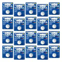 باتری سکه ای وارتا مدل CR 2032 مجموعه 20 عددی