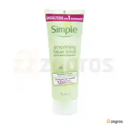 اسکراب صورت برنج سیمپل مناسب پوست حساس 75 میل