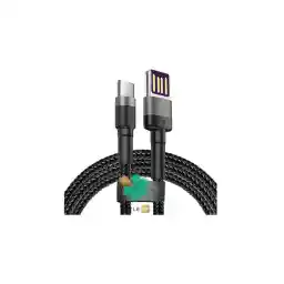 کابل فست شارژ تایپ سی به یو اس بی دو طرفه مدل Two Sided 1M 5ATwo Sided Type-C To USB Charging Cable 1m 5A