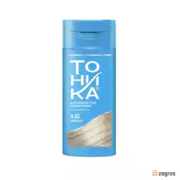 شامپو رنگساژ مو تونیکا سری Collagen Complex شماره 9.10 پایه رنگ توپاز دودی 150 میل