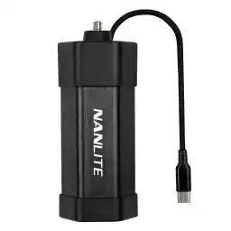 باتری گریپ نانلایت Nanlite NP-F550 Battery Grip With USB-C Cable for PavoTube II 6C and LitoLite 5C