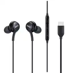 هندزفری مدل AKG-EO-IC100 دو گوشی، با رابط USB Type-C، مناسب برای مکالمه