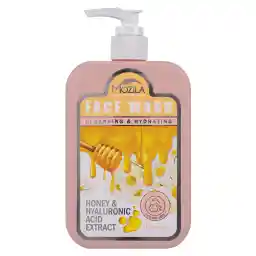 ژل شستوشوی صورت موزیلا مدل هیالورونیک اسید و عسل حجم 400 میلیلیتر