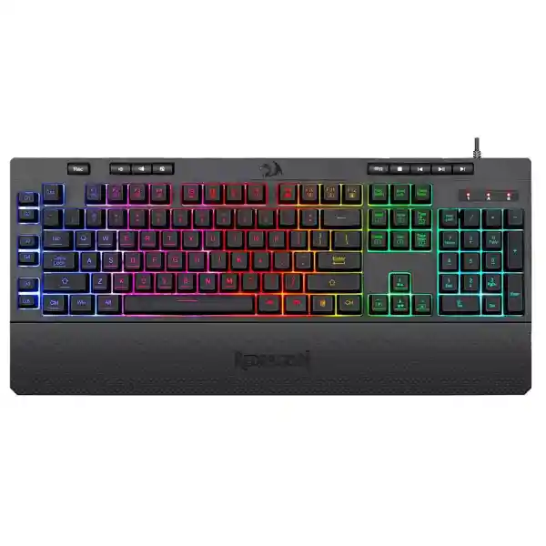 کیبورد گیمینگ ردراگون مدل Shiva K512، سوییچ ممبران، Full-Size، نورپردازی RGB