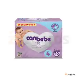 پوشک بچه جان به به سایز 4 بسته 40 عددی