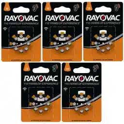 باتری سمعک ریوواک مدل 13 مجموعه 40 عددی