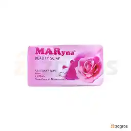 صابون کرمی مارینا Beauty حاوی عصاره گل رز 120 گرم