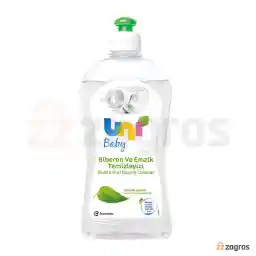 مایع ضدعفونی کننده شیشه شیر و پستانک یونی بی بی حجم 500 میل