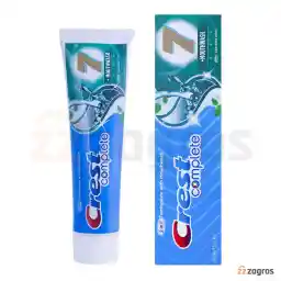 خمیر دندان 7 منظوره کرست حاوی دهانشویه حجم 100 میل