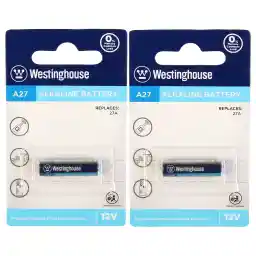 باتری 27A وستینگهاوس مدل ریموت بسته دو عددی