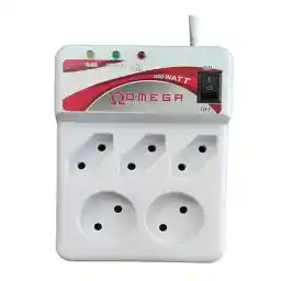محافظ ولتاژ 5 خانه کلید دار امگا 1.30 omega Omega Voltage Protector