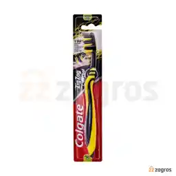 مسواک زغالی کلگیت مدل Zig Zag با برس متوسط