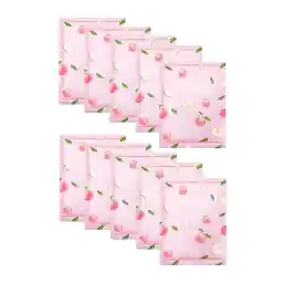 ماسک صورت بایو آکوا مدل هلو وزن 25 گرم بسته 10 عددی