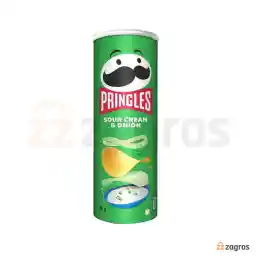 چیپس پرینگلز با طعم پیاز و خامه ترش وزن 165 گرم چیپس پرینگلز با طعم پیاز و خامه ترش وزن 165 گرم