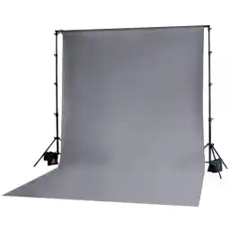 بک گراند فوتوفلکس Photoflex Muslin Backdrop 3x6 Grey