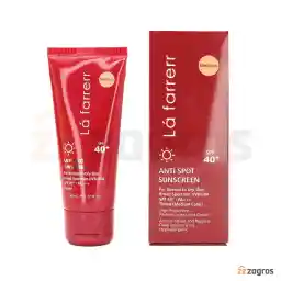 کرم ضد آفتاب و ضد لک لافارر +SPF40 رنگ متوسط مناسب پوست معمولی تا خشک 40 میل کرم ضد آفتاب و ضد لک لافارر +SPF40 رنگ متوسط مناسب پوست معمولی تا خشک 40 میل