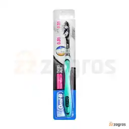 مسواک اورال بی مدل UltraThin Sensitive Black با برس خیلی نرم