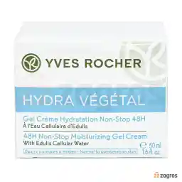 ژل کرم آبرسان ایوروشه مدل Hydra Vegetal مناسب پوست معمولی تا مختلط 50 میل