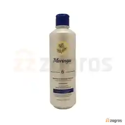 شامپو بدون سولفات کراتینه مغذی و انرژی بخش مورینگا امو مناسب انواع مو 400 میل