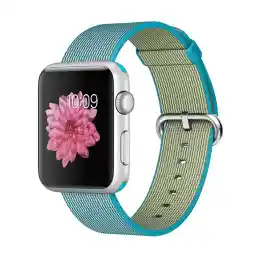 ساعت هوشمند اپل واچ مدل 42mm Silver Aluminum Case With Scuba Blue Nylon Band