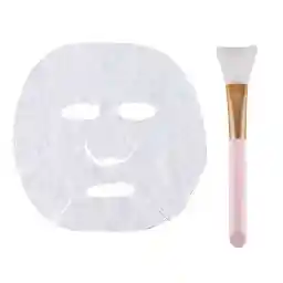 ماسک ورقه ای صورت چیکا مدل badonya154 بسته 5 عددی به همراه قلم ماسک