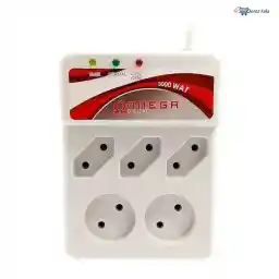 محافظ ولتاژ برق 5 خانه بدون کلید امگا 1.30 متری OMEGA Omega