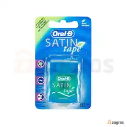 نخ دندان اورال بی مدل SATIN Tape با رایحه نعنا نخ دندان اورال بی مدل SATIN Tape با رایحه نعنا