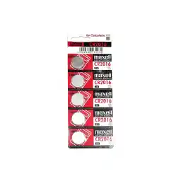 باتری سکه ای مکسل مدل CR2016 بسته پنج عددی