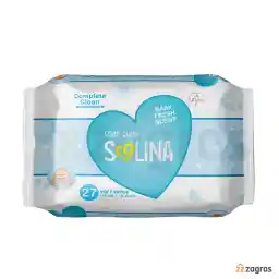 دستمال مرطوب کودک سون کوئین مدل سولینا Baby Fresh Scent بسته 27 عددی