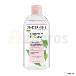 محلول آرایش پاک کن میسلار واتر دیادرمین NATURALLY BIOme مناسب انواع پوست 400 میل