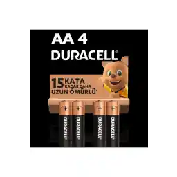 باتری قلمی آلکالاین Duracell، 1.5 ولت Lr6/mn1500، بسته 4 عددی