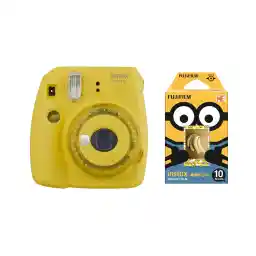 دوربین عکاسی چاپ سریع فوجی فیلم مدل Instax Mini 9 Clear به همراه یک بسته فیلم مدل Despicable Me بسته 10 عددی دوربین عکاسی چاپ سریع فوجی فیلم مدل Instax Mini 9 Clear به همراه یک بسته فیلم مدل Despicable Me بسته 10 عددی