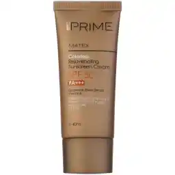 کرم ضدآفتاب بدون رنگ پرایم مدل Anti Aging SPF50، حجم 40 میلیلیتر