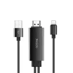کابل لایتنینگ به اچ دی ام آی یسیدو Yesido HM04 Lightning To HDMI Adapter 1.8m